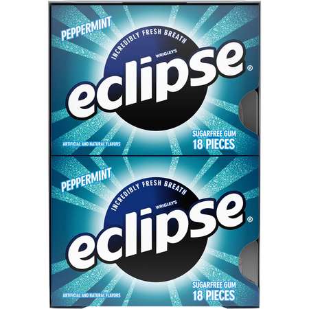 Eclipse Eclipse Single Serve Peppermint Gum 18 Pieces, PK144 271901